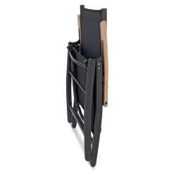 Alu Klappsessel, Doppelpkg., Holzoptik