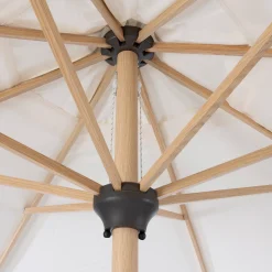 Alu-Schirm Wood-Alu 330 natur