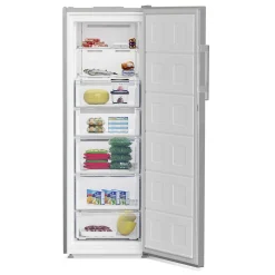 BEKO No-Frost Gefrierschrank Edelstahllook