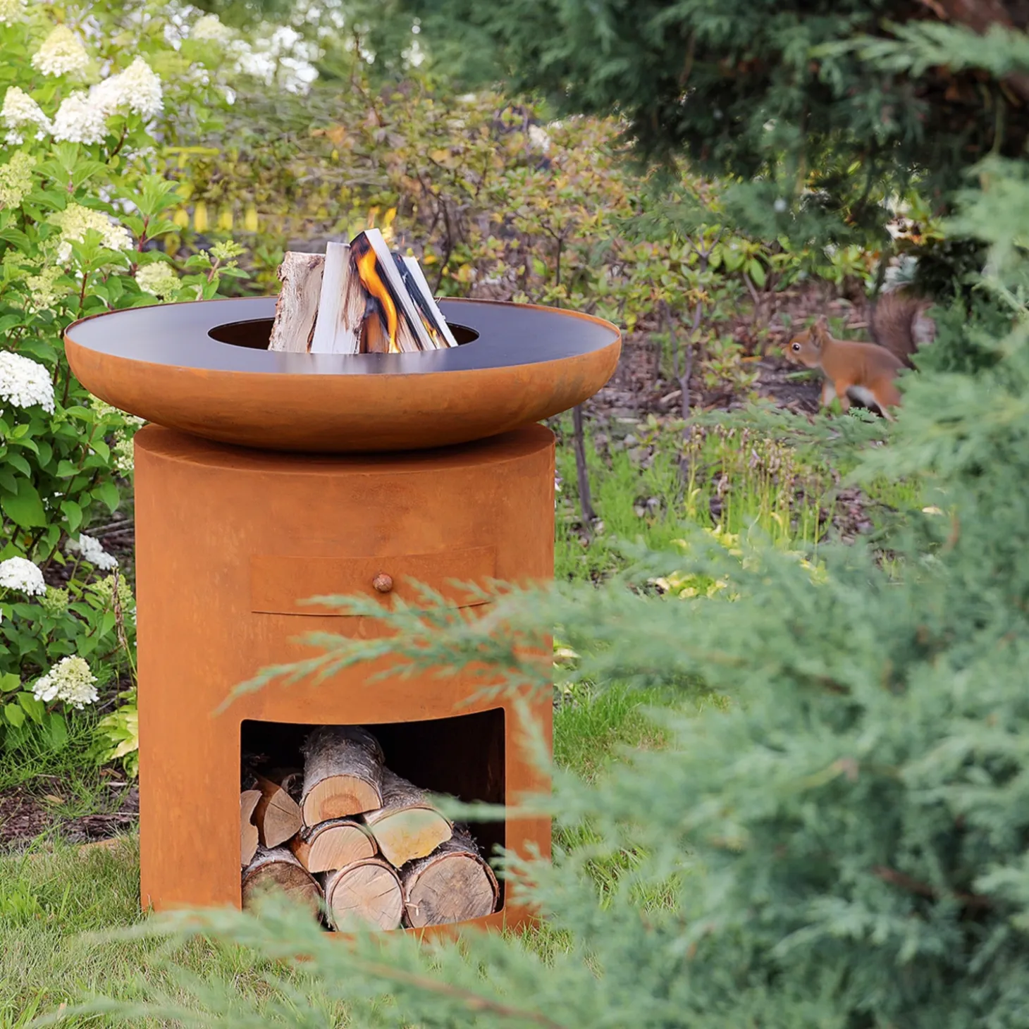 BUSCHBECK Grillsäule Sioux rostoptik