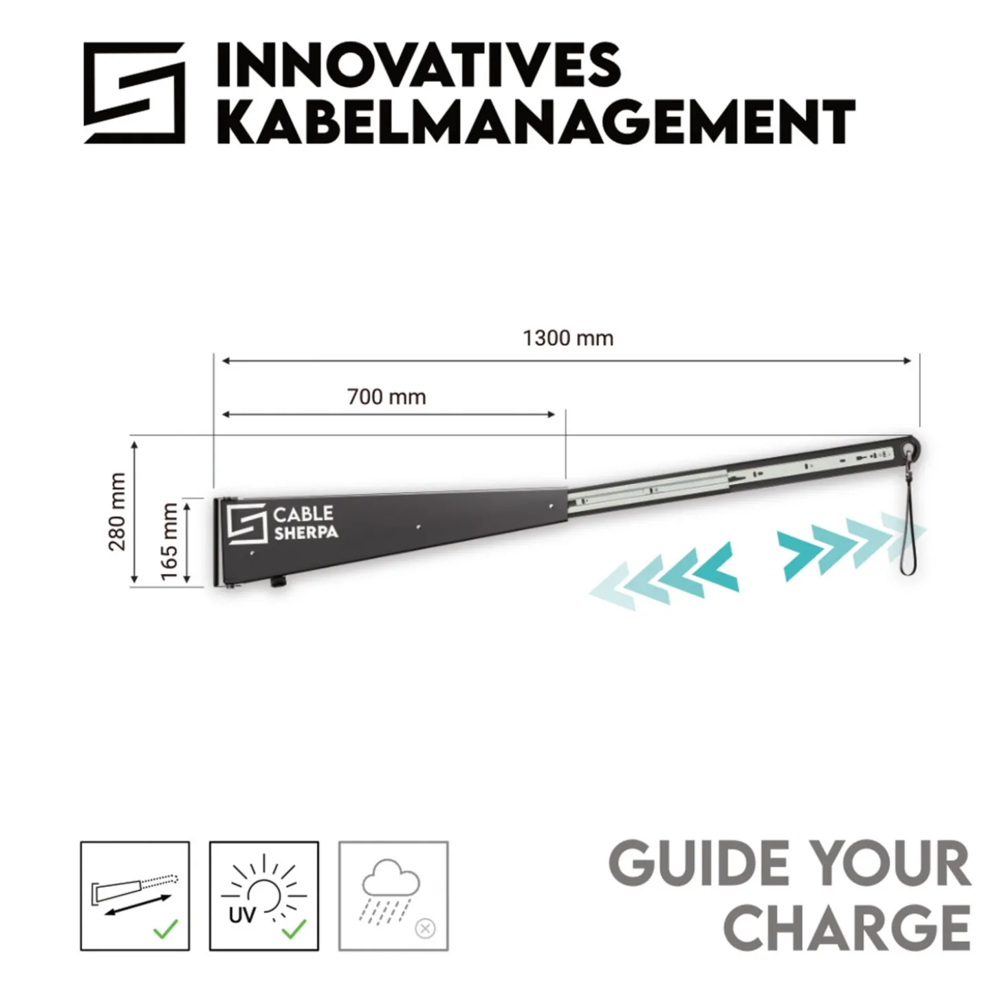 CABLE-SHERPA mobile Wallbox mit Kabelmanagement