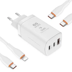 CEEM CEEM GAN 3-in-1 USB-Ladegerät mit Schnellladekabel