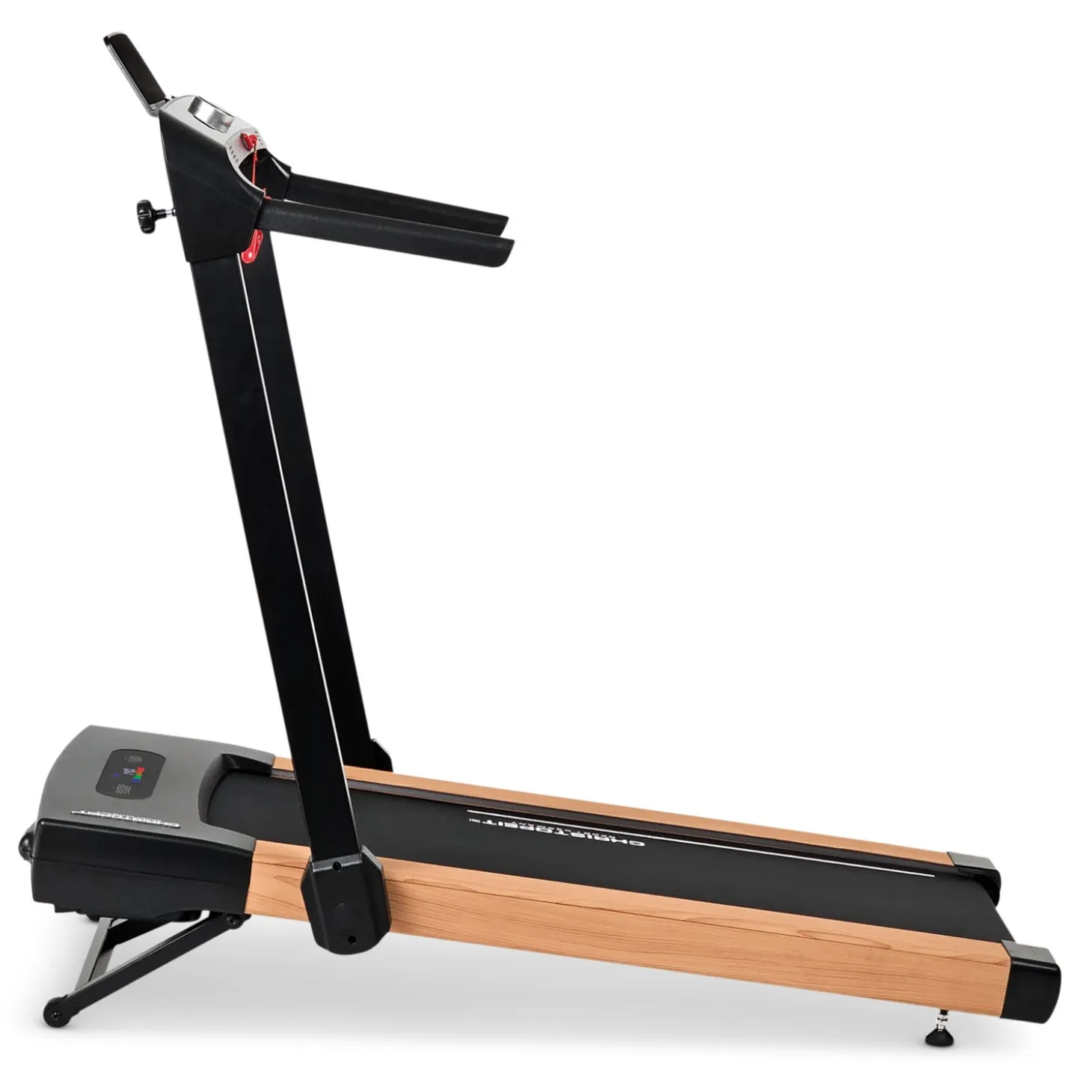 CHRISTOPEIT Laufband 2 in 1 Holzoptik