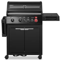 ENDERS Gasgrill Boston Black Pro 4 SIKR Turbo inkl. Wetterschutzhülle