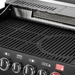ENDERS Gasgrill Boston Black Pro 4 SIKR Turbo inkl. Wetterschutzhülle
