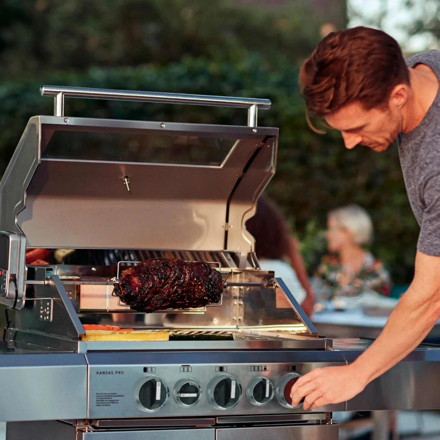 ENDERS Gasgrill Kansas Pro 3 SIK Turbo II inkl. Wetterschutzhülle