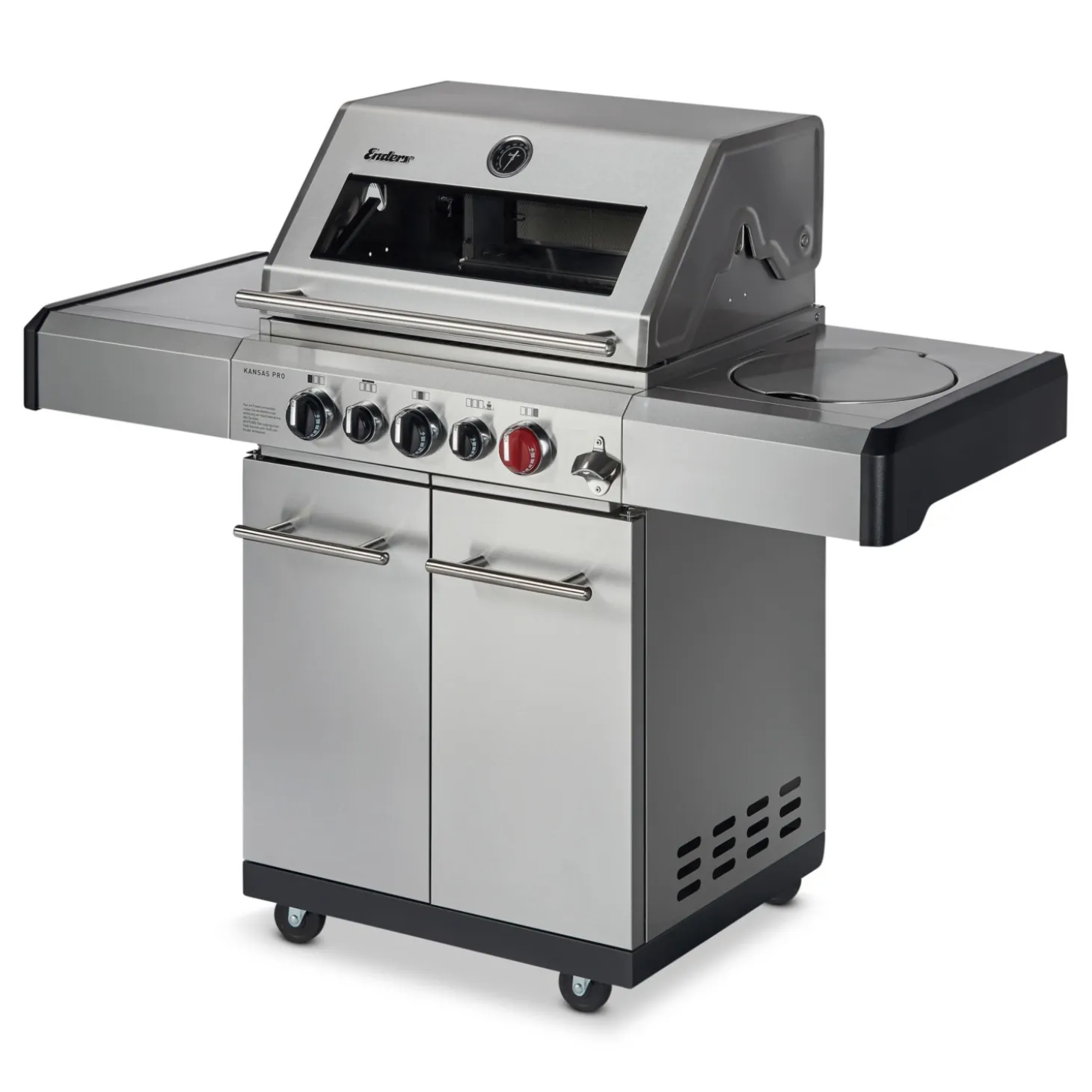 ENDERS Gasgrill Kansas Pro 3 SIK Turbo II inkl. Wetterschutzhülle