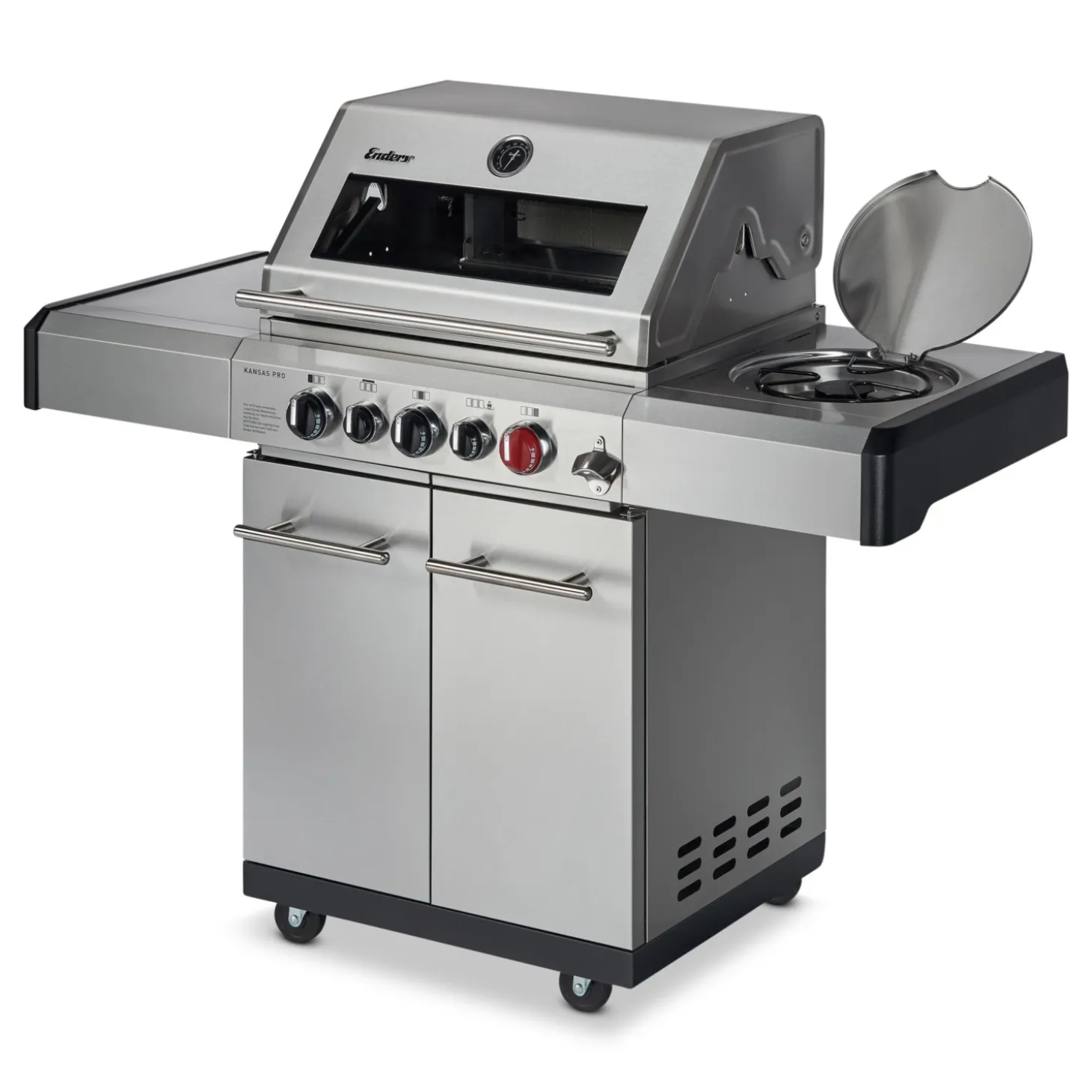 ENDERS Gasgrill Kansas Pro 3 SIK Turbo II inkl. Wetterschutzhülle