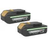 FERREX 2.0 Ah Akku-Set 20 V, Doppelpkg.