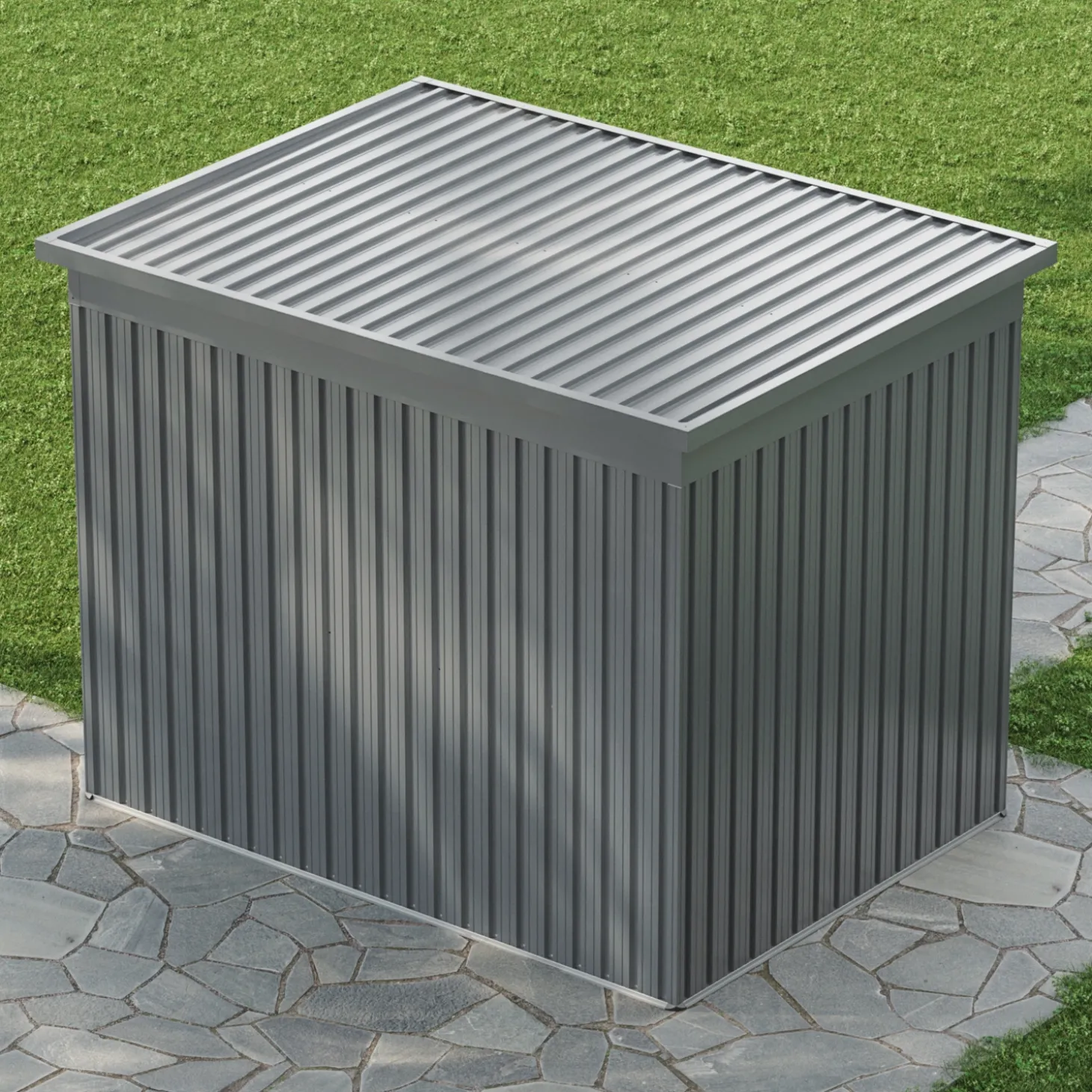 GFP Metallgerätehaus mit Pultdach