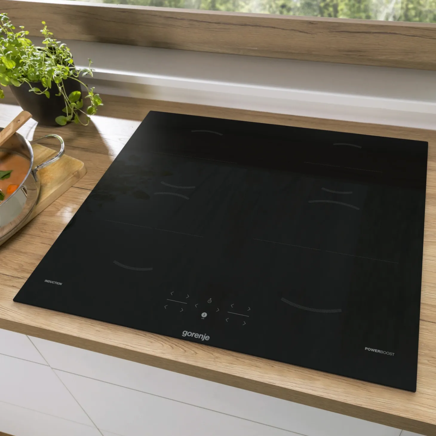 GORENJE Induktionsbackrohr-Set black
