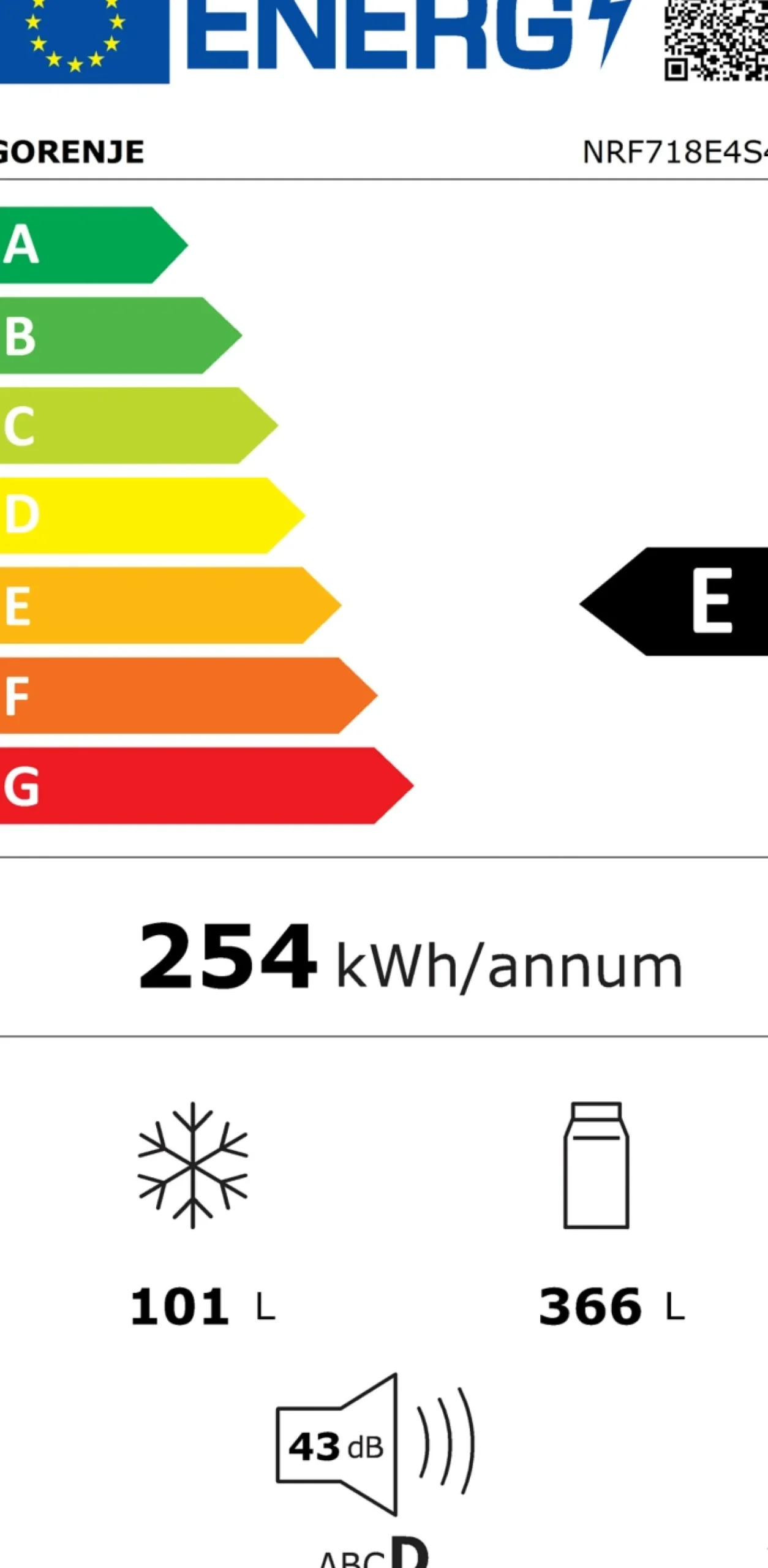 GORENJE NoFrost Kühl-/Gefrierkombination