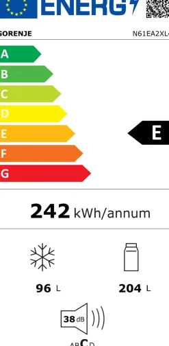 GORENJE Stand-Kühl-Gefrierkombination N61EA2XL4 NoFrost