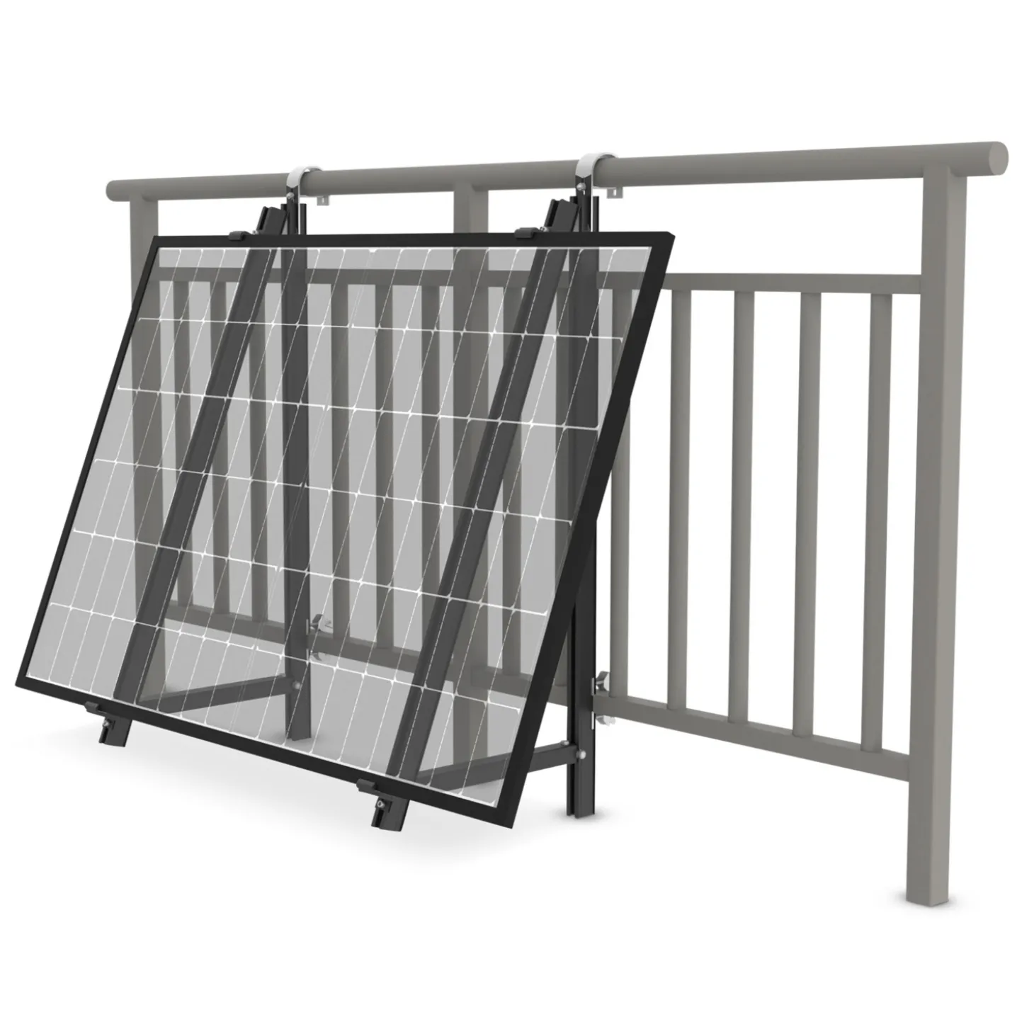 GREEN SOLAR Balkonkraftwerk Boden/Wand/Balkon 1000/800 mit Speicher 2,11kWh