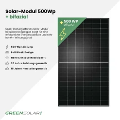 GREEN SOLAR Green Solar Solarkraftwerk Universaldach 2000/2000