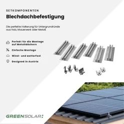 GREEN SOLAR Mini-PV-Anlage 3.000 W mit 2,67 kWh Anker Solix 3 Speicher