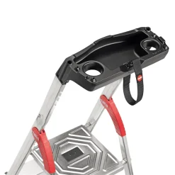 HAILO Sicherheits-Stehleiter L80 mit 5 Stufen