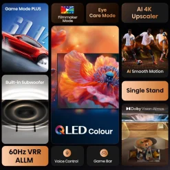 HISENSE 50“ (127cm) 4K Ultra HD QLED Smart TV