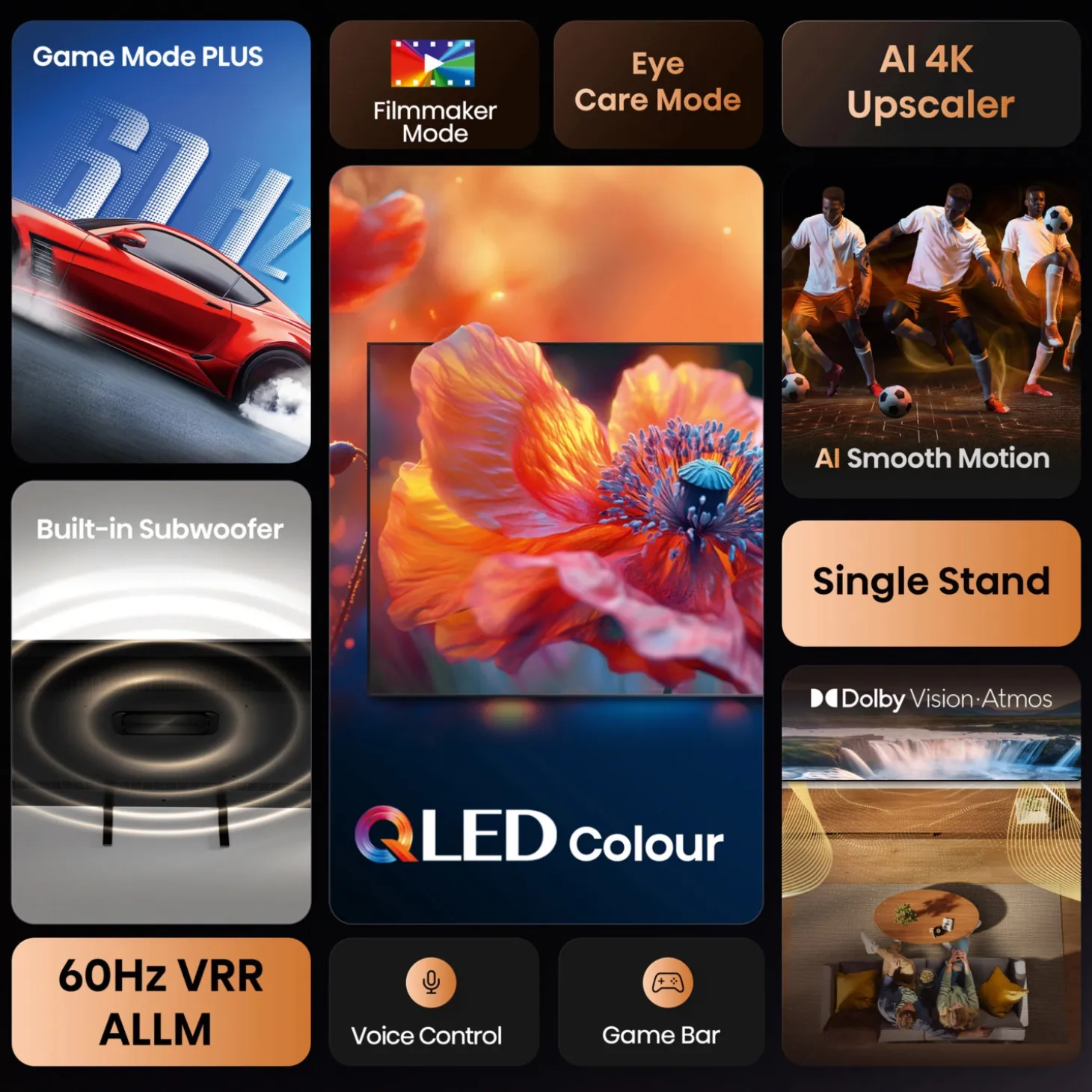 HISENSE 50“ (127cm) 4K Ultra HD QLED Smart TV