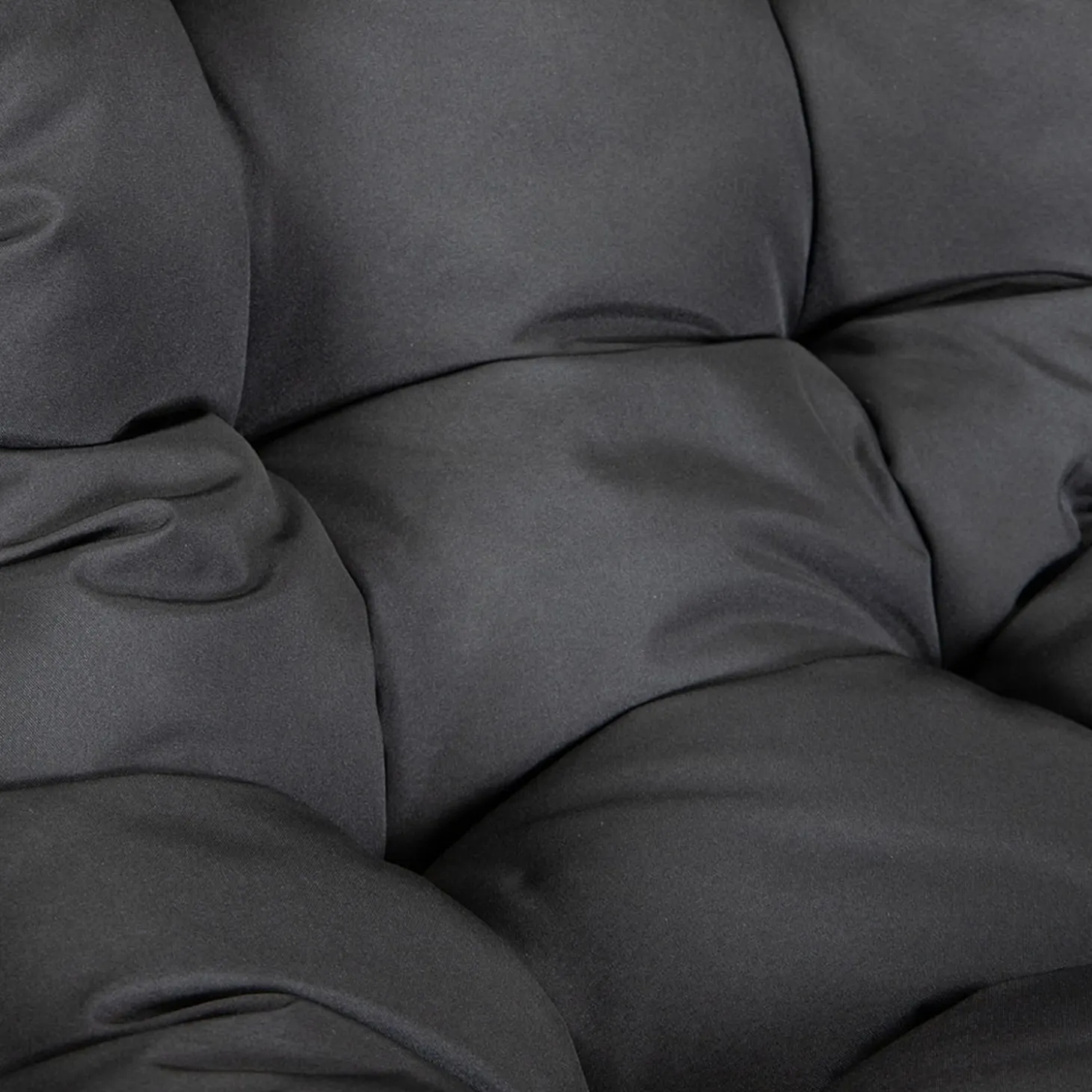HOME DELUXE Hängesessel LOMA, 2 Sitzer Schwarz