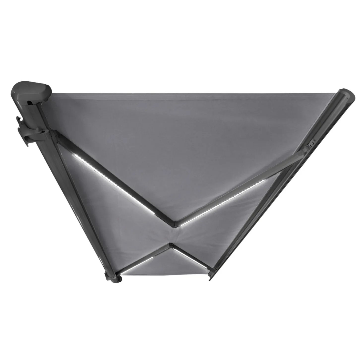 HOME DELUXE HOME DELUXE ELOS Vollkassettenmarkise anthrazit 350 x 250 cm inkl. Windsensor