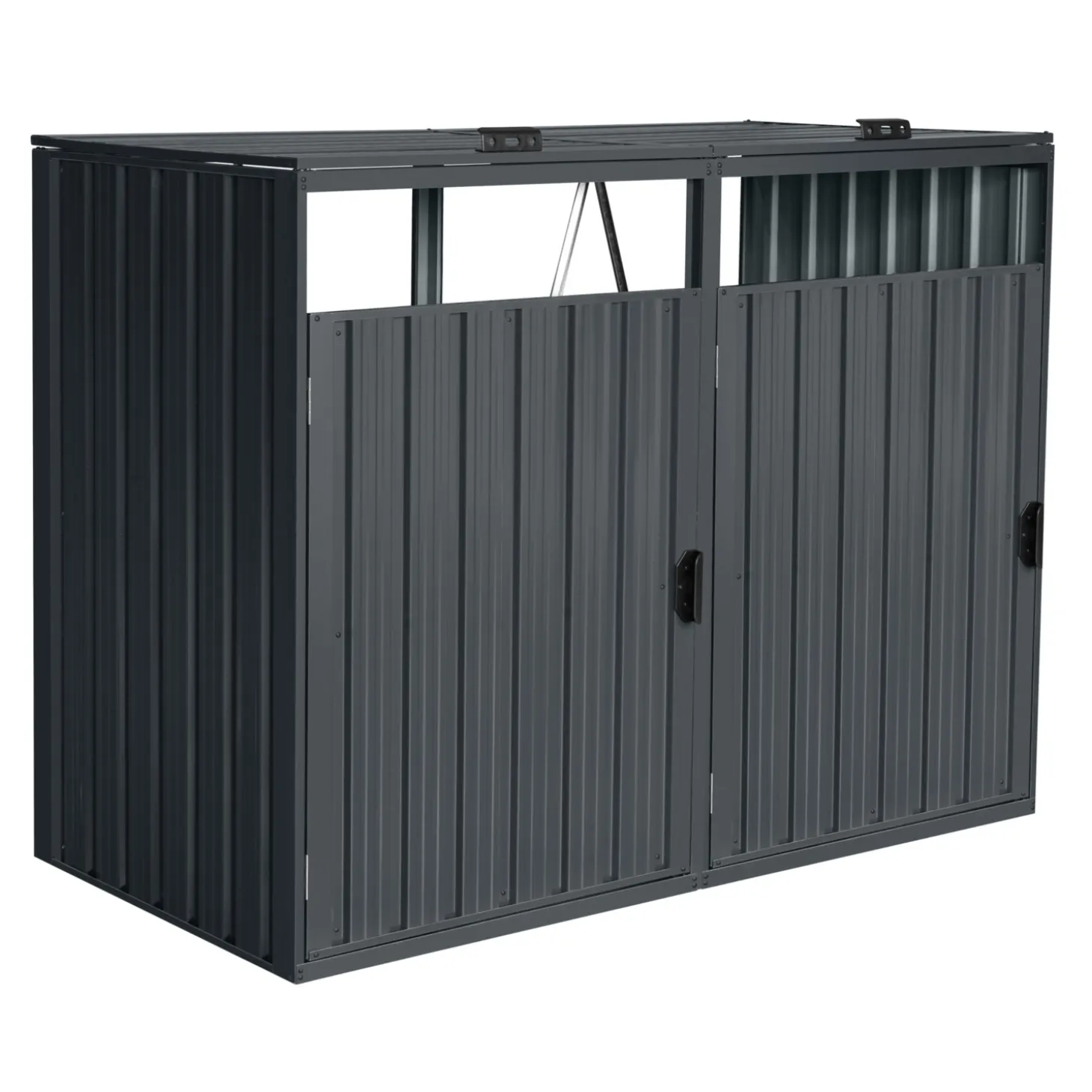 HOME DELUXE Mülltonnenbox, Doppelpkg.