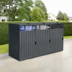 HOME DELUXE Mülltonnenbox, 3 Stk.