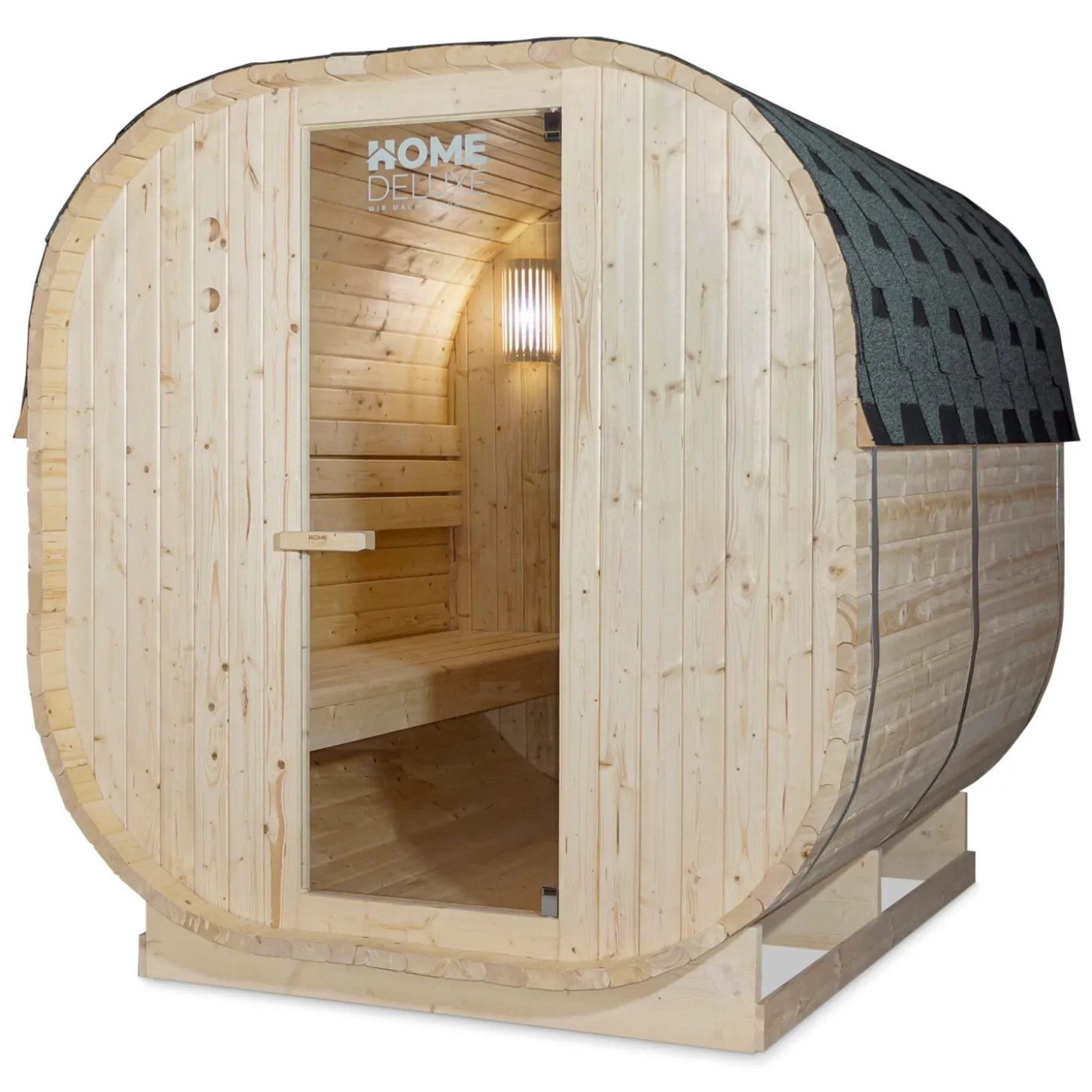 HOME DELUXE Outdoor Sauna CUBE XL