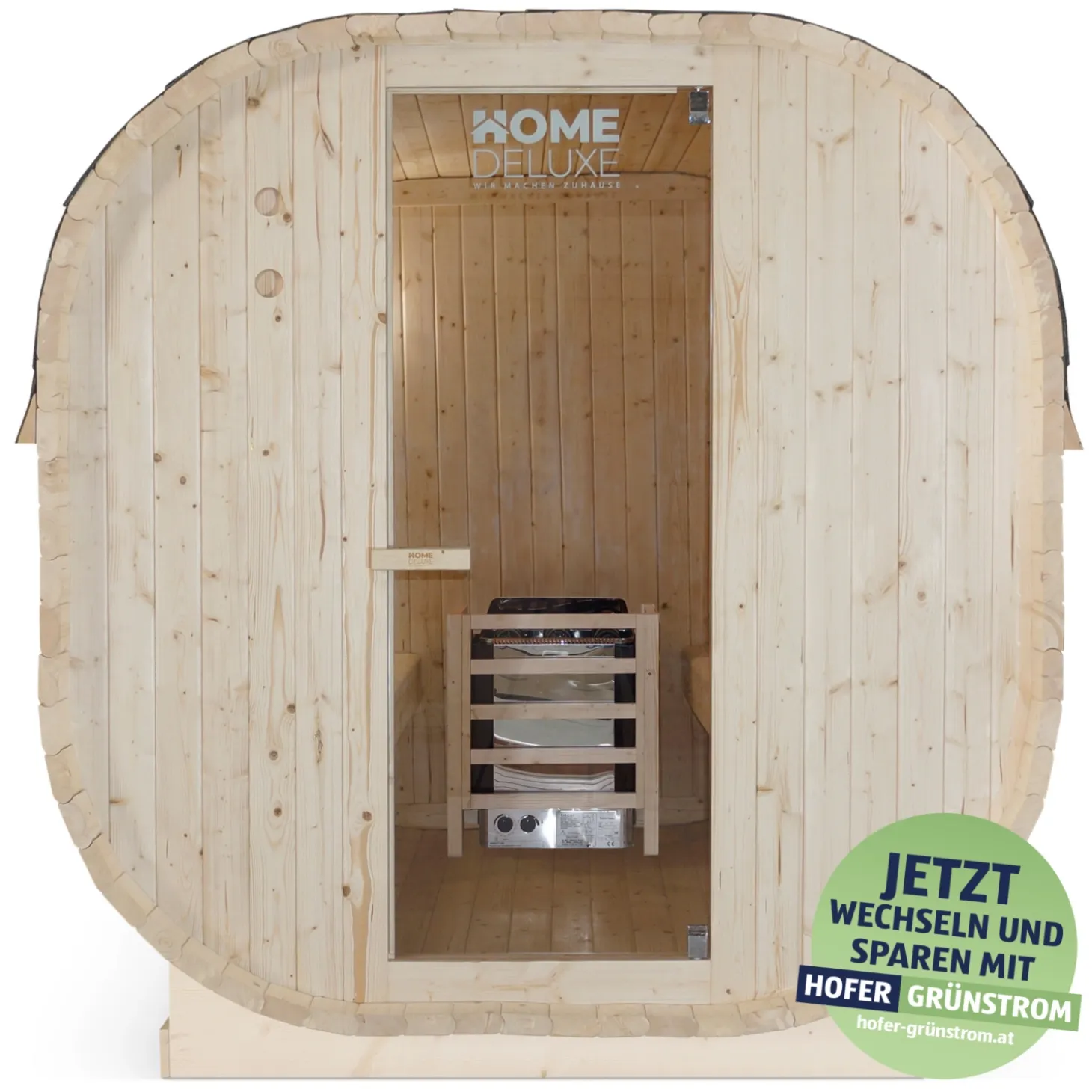 HOME DELUXE Outdoor Sauna CUBE XL