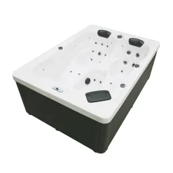 HOME DELUXE Outdoor Whirlpool White Marble Deluxe