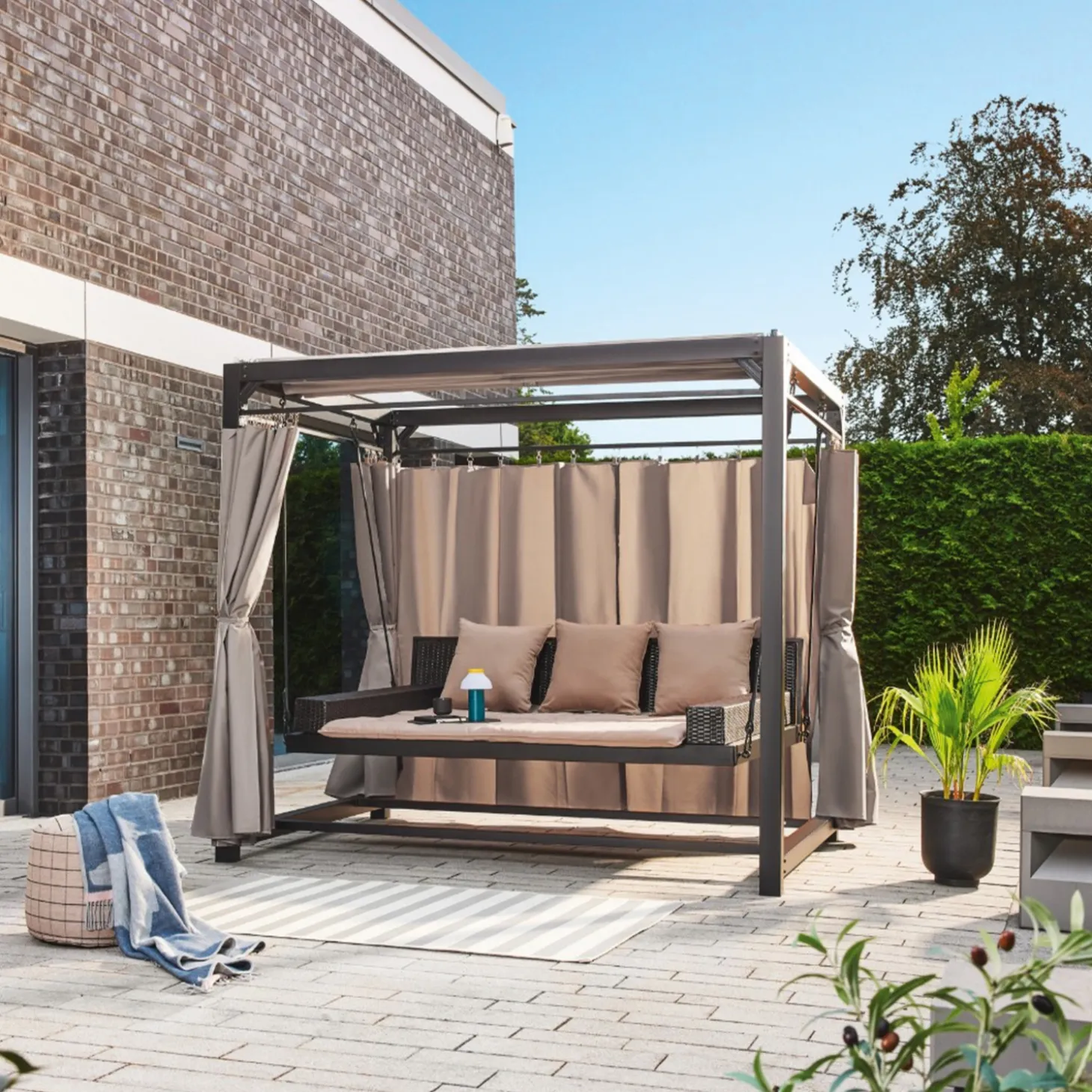 HOME DELUXE Pavillon Gartenliege