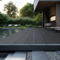 HOME DELUXE Terrassendielen SAMANA hellgrau 10m²