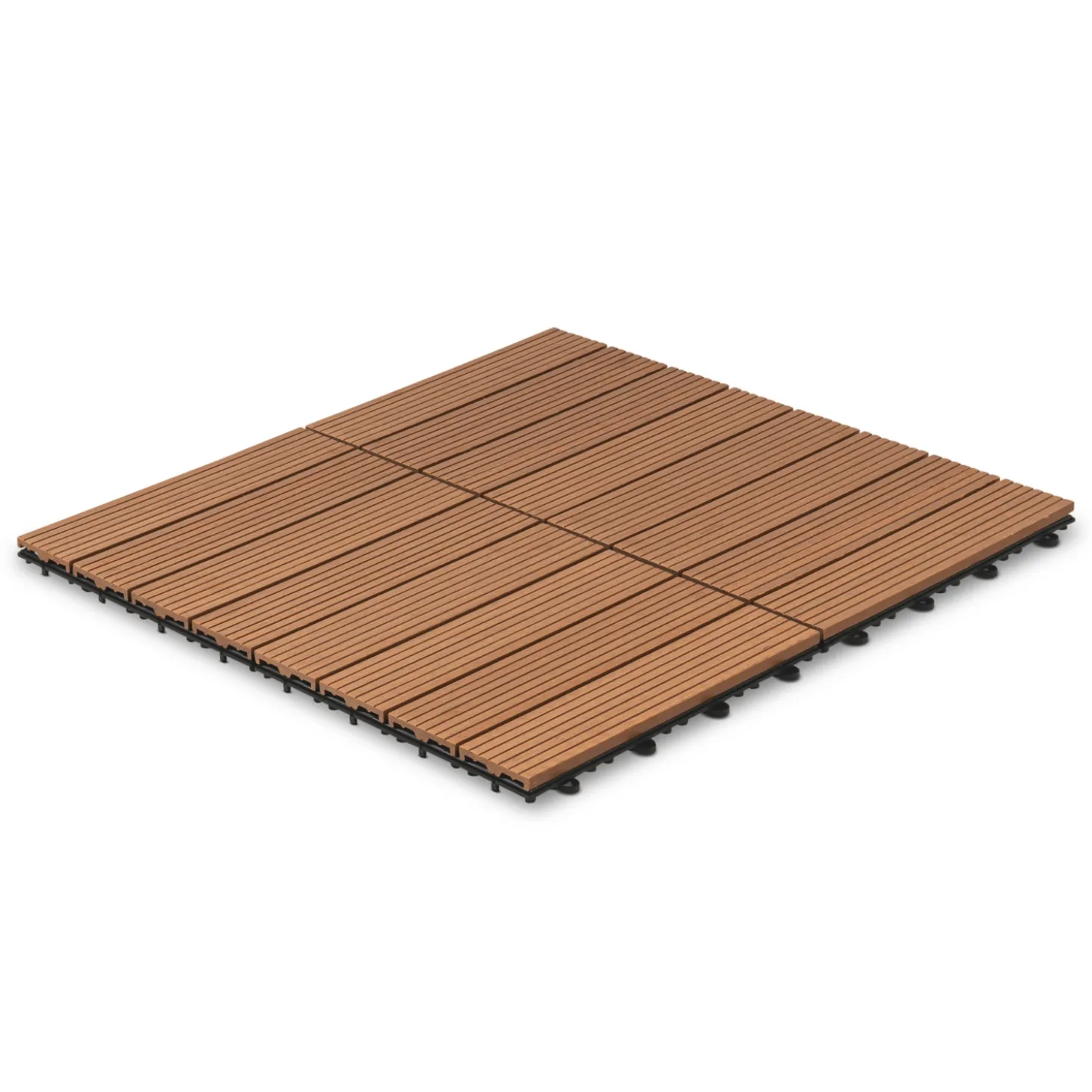 HOME DELUXE WPC Klickfliesen BAVARO Hellbraun 3 m²