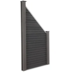 HOME DELUXE WPC Sichtschutzzaun Schrägelement Callado