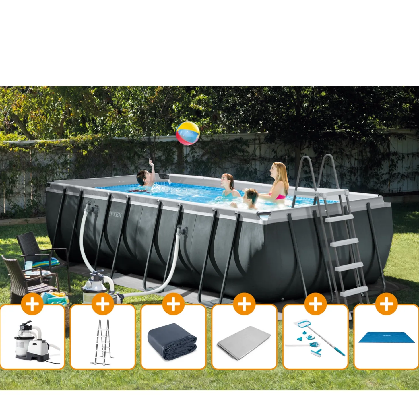 INTEX Frame Pool Set Ultra Quadra XTR
