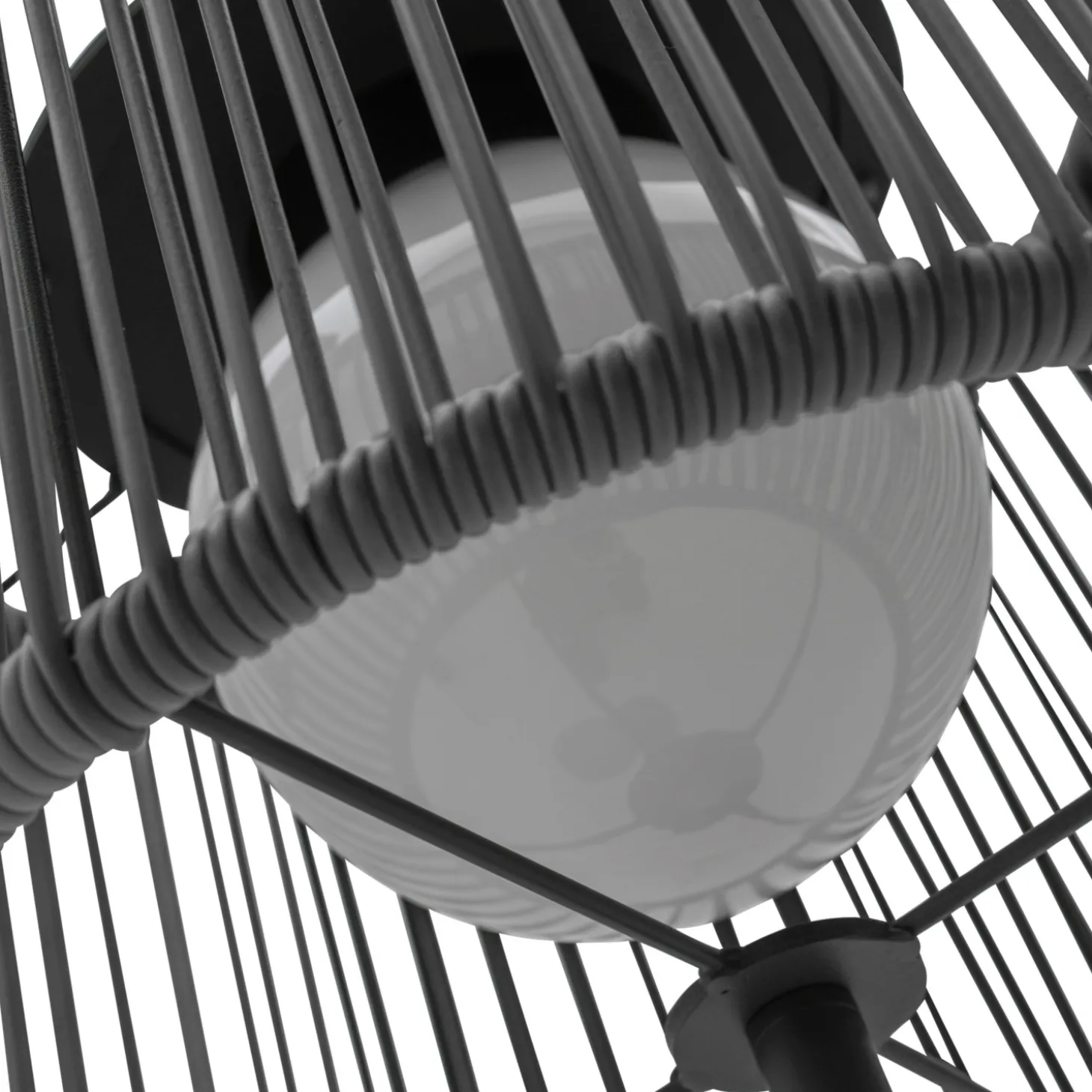 LECO Stehlampe mit Ablagetisch, Anthrazit