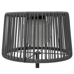 LECO Stehlampe mit Ablagetisch, Anthrazit