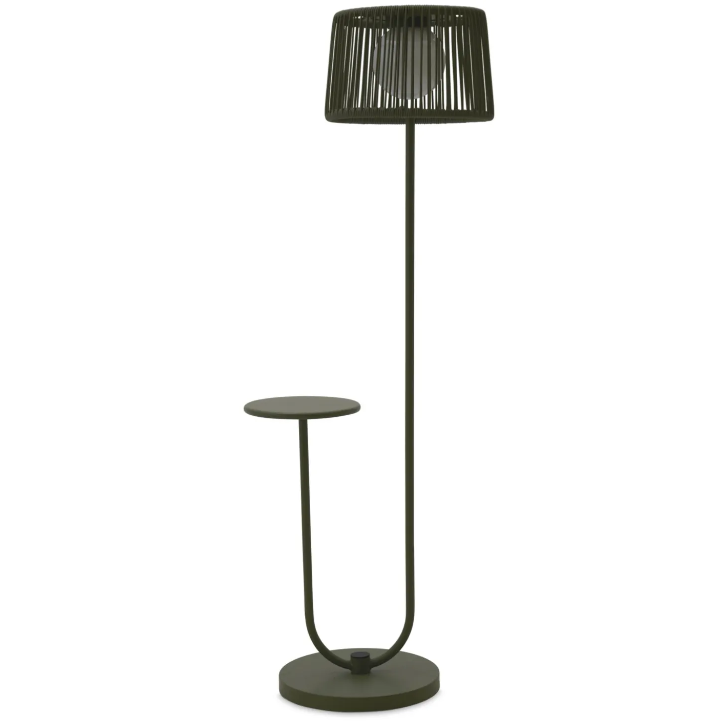 LECO Stehlampe mit Ablagetisch, Lindgrün
