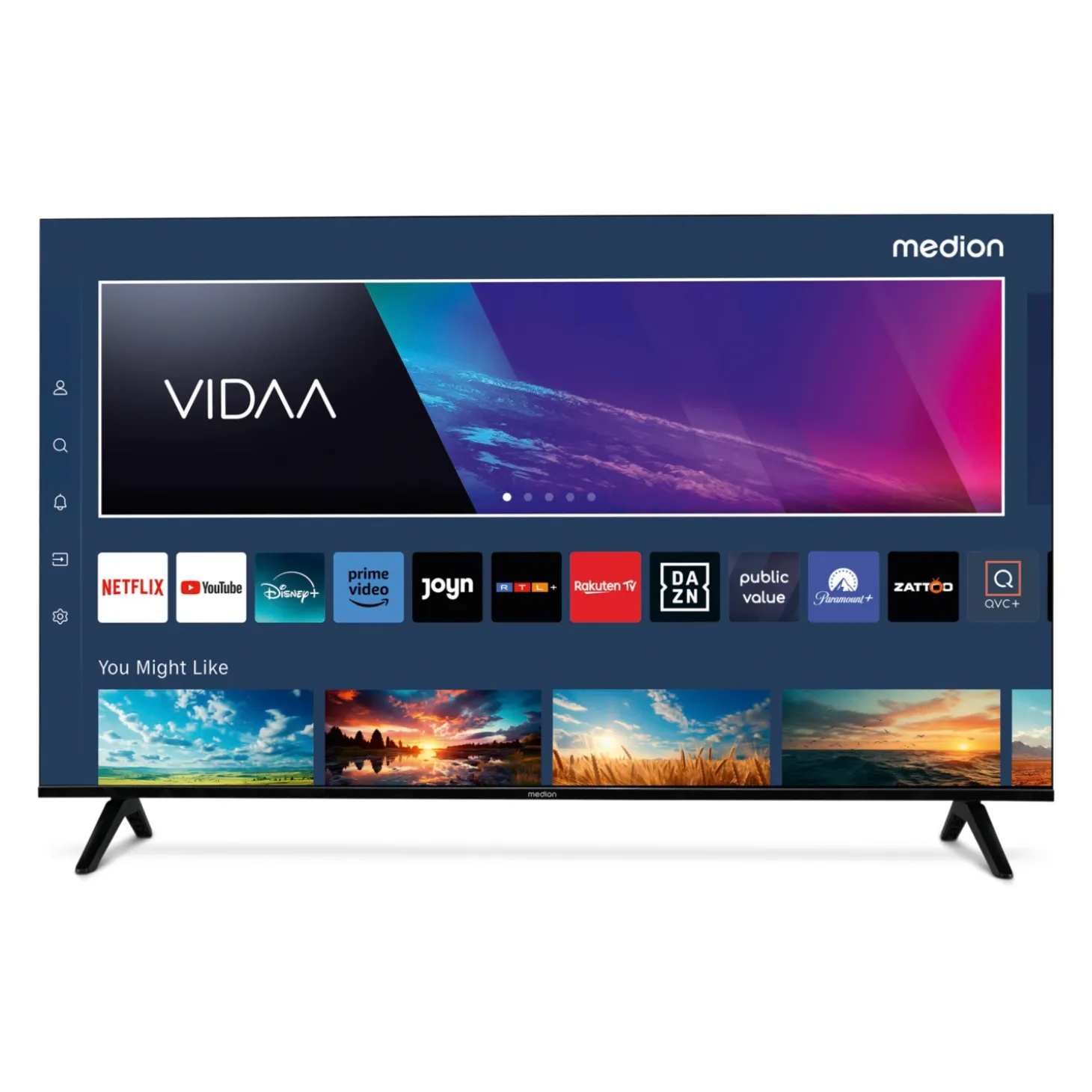 MEDION 50“ (125,7 cm) Ultra HD QLED Smart-TV
