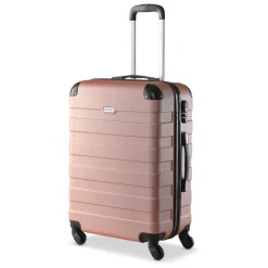 MONZANA Hartschalenkoffer-Set Essential + Beautycase, 4-teilig Rose