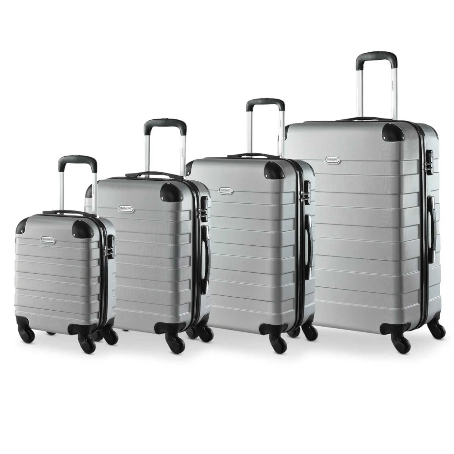 MONZANA Hartschalenkoffer-Set Essential, 4-teilig