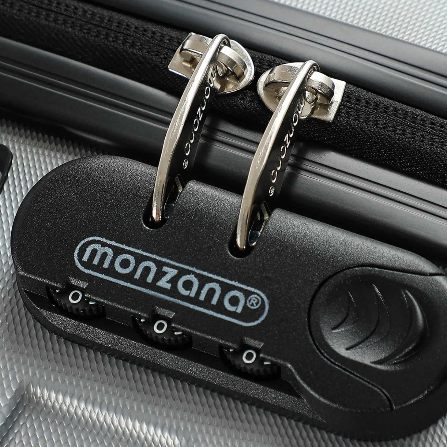 MONZANA Hartschalenkoffer-Set Essential, 4-teilig