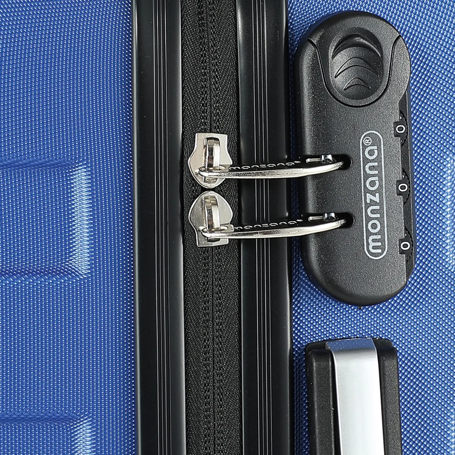 MONZANA Hartschalenkofferset Essential, 4-teilig, Blau