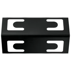 MONZANA Schwerlast-Eckregal 180x70x40cm schwarz Premium MZEL6