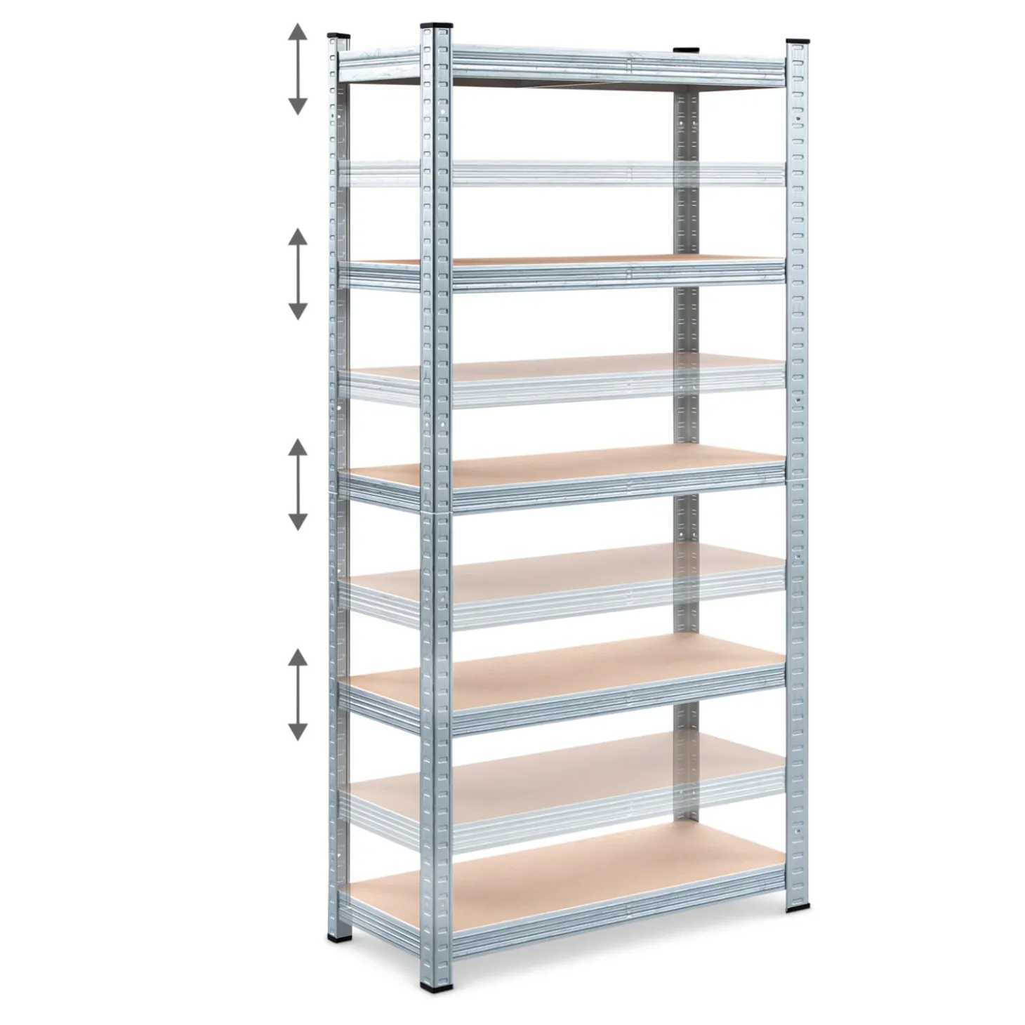 MONZANA Schwerlastregal 875 kg 2er Set 180 x 90 x 40 cm