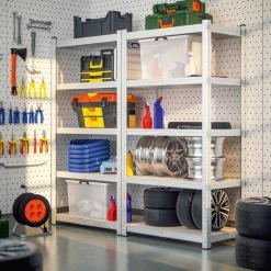 MONZANA Schwerlastregal 875 kg 2er Set 180 x 90 x 40 cm