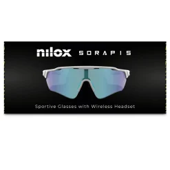 NILOX Smartbrille mit integrierten Lautsprechern Weiß