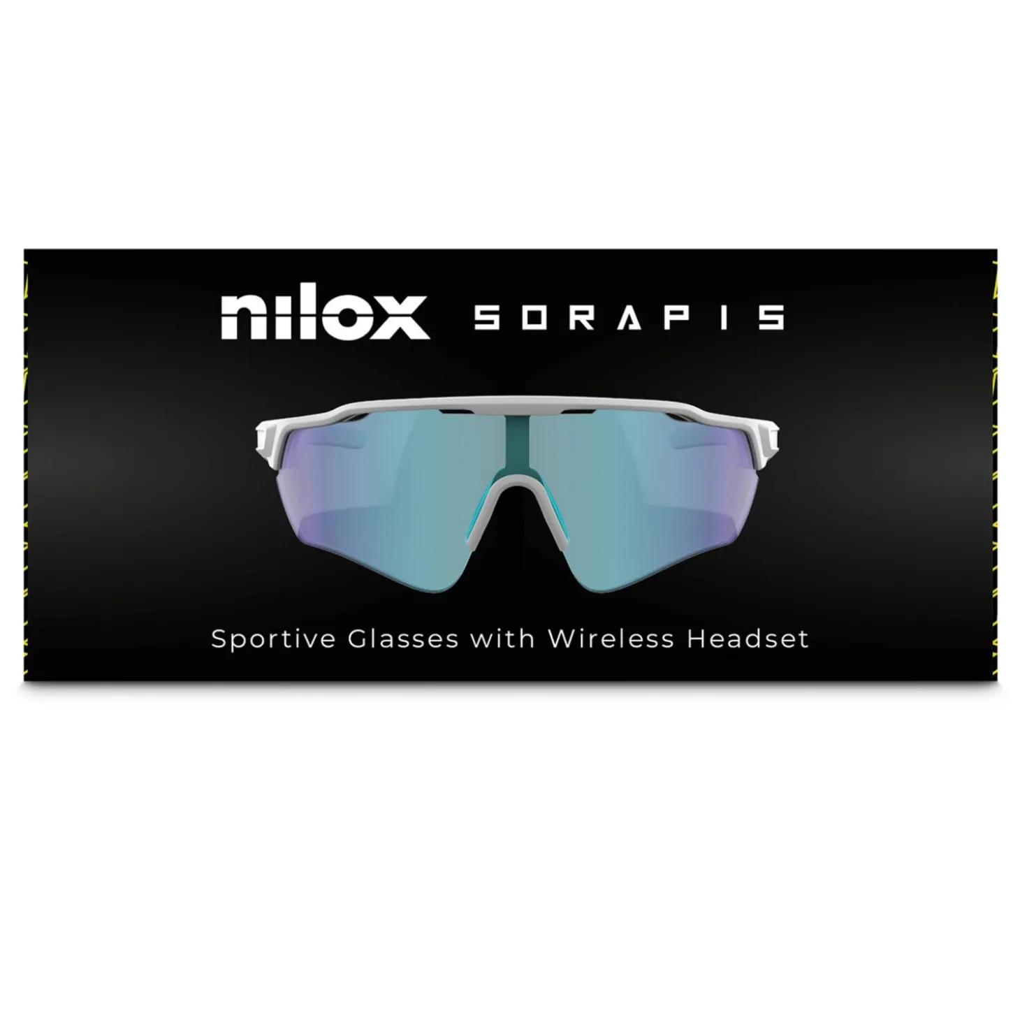 NILOX Smartbrille mit integrierten Lautsprechern Weiß