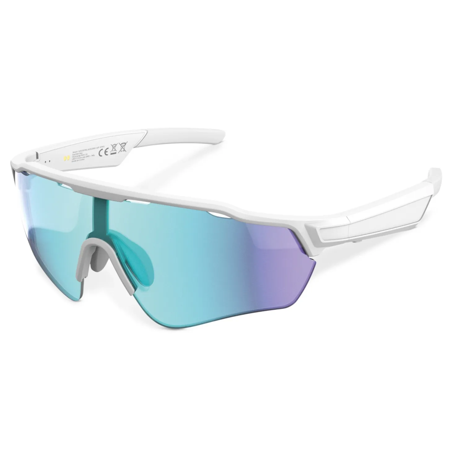 NILOX Smartbrille mit integrierten Lautsprechern Weiß