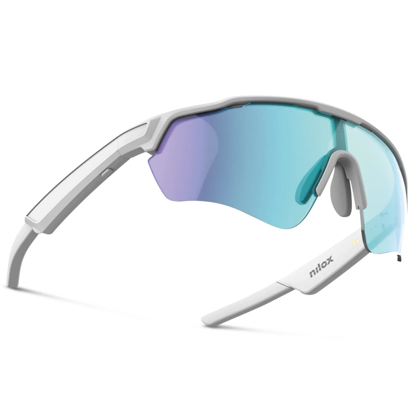 NILOX Smartbrille mit integrierten Lautsprechern Weiß